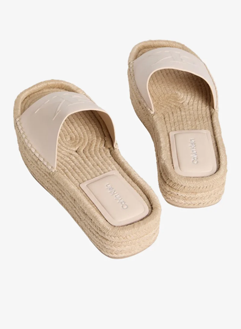 CALVIN KLEIN  Ebeth - Platform Espadrille Sliders for Women | Best Price UAE